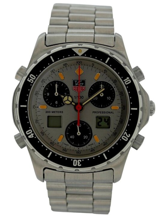 Tag Heuer 38mm Men\'s Professional 2000 Series Ani-Digi Chronograph Watch 270.206 main image 7